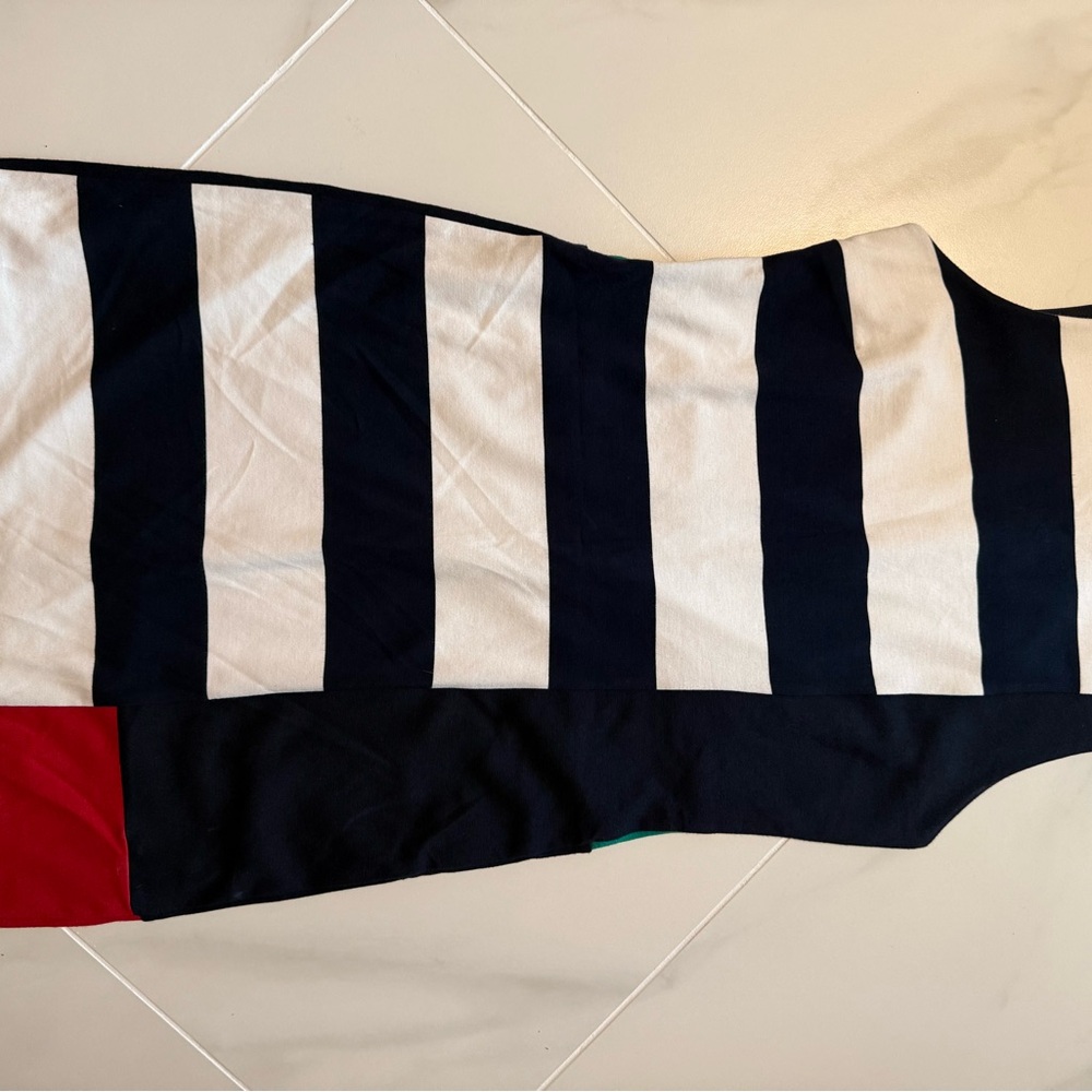 Women's Philosophy Designer Red White & Navy Stripped Sheath Dress Size 4 - Picture 4 of 7